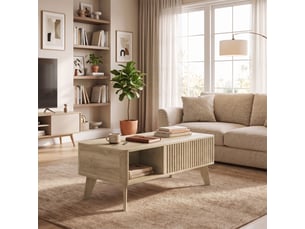 Table basse  coloris beige HOMCOM 