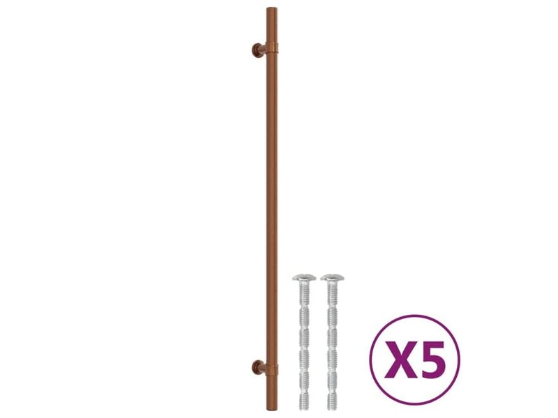 Poignée d'armoire vidaxl, 320 mm, marron  - Conforama C