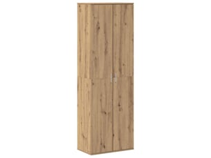 Armoire     <strong></strong> <strong></strong> coloris bois clair largeur 60 cm