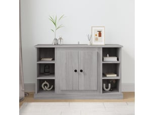 Buffet - bahut - meuble de rangement sonoma gris 100x35,5x60 cm bois d'ingénierie