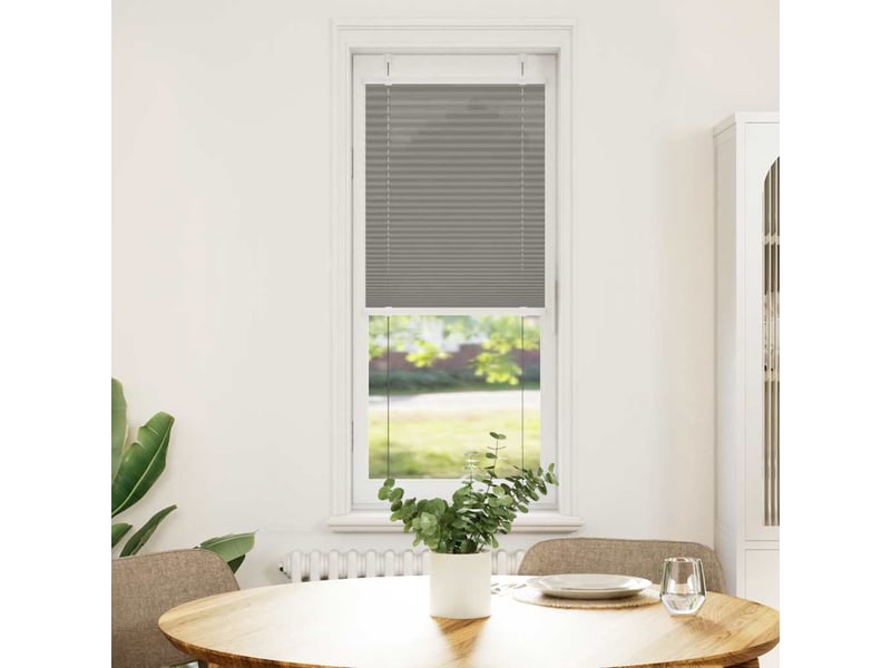 Store plissé, store de fenêtre anthracite 45x100 cm largeur du tissu 44,4 cm cf46694 - Conforama B