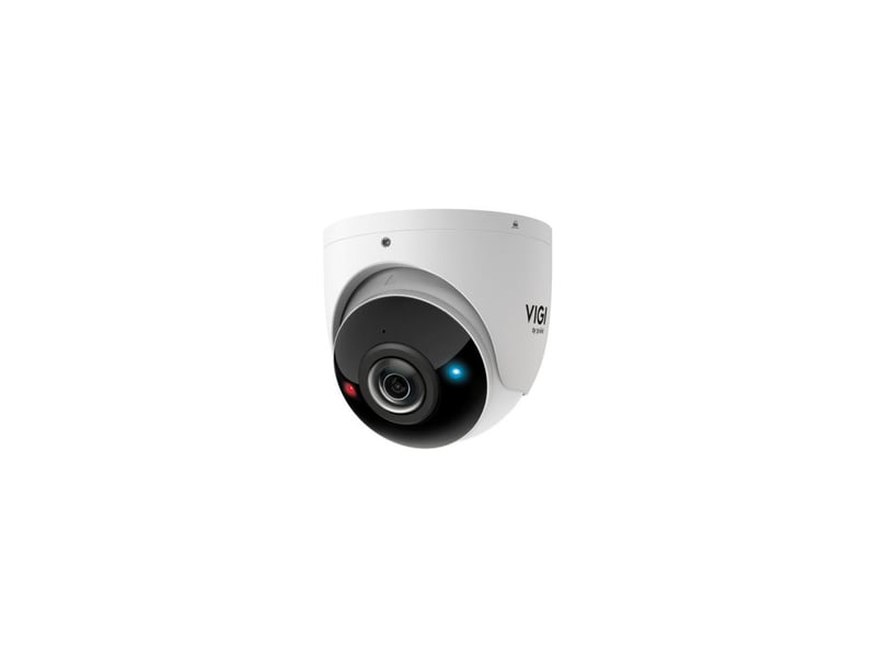  Caméra de sécurité extérieure tourelle 4k 8mp panoramique 180° vision ir 20 m ip67 ik10 poe 802.3at audio 2 voies INSIGHT S485PI - Conforama A