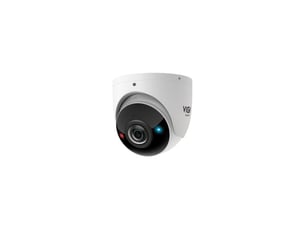 Caméra de sécurité extérieure tourelle 4k 8mp panoramique 180° vision ir 20 m ip67 ik10 poe 802.3at audio 2 voies