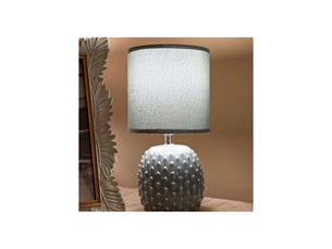 Lampe à poser en céramique pontus 14 x 27 cm bleu clair