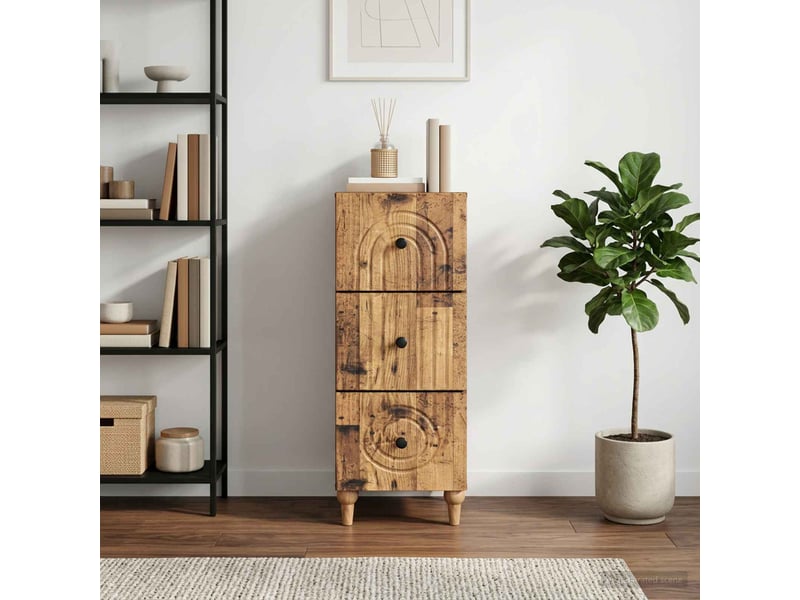  Armoire de rangement bureau, armoire à tiroirs 33 x 34.5 x 90 cm bois d'ingénierie shl5613  - Conforama D