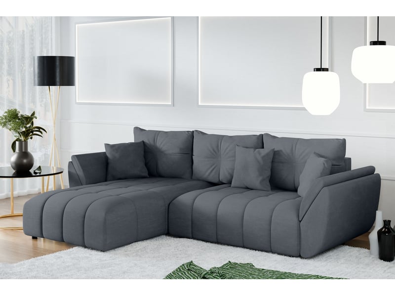  Canapé d angles convertible verciani canapé méridien gris Verciani - Conforama B