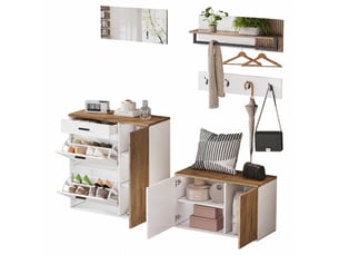 Console 0 tiroir(s)  coloris blanc <strong></strong> <strong></strong> - longueur 85 cm - 85 cm