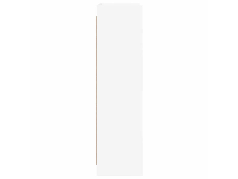  Bibliothèque, armoire à livres blanc 87,5 x 30 x 111 cm bois d'ingénierie  - Conforama E