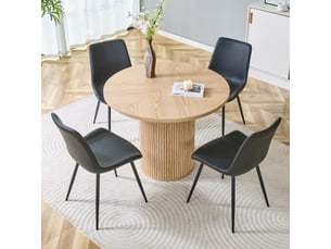 Ensemble table rond(e)  4 chaise(s)    