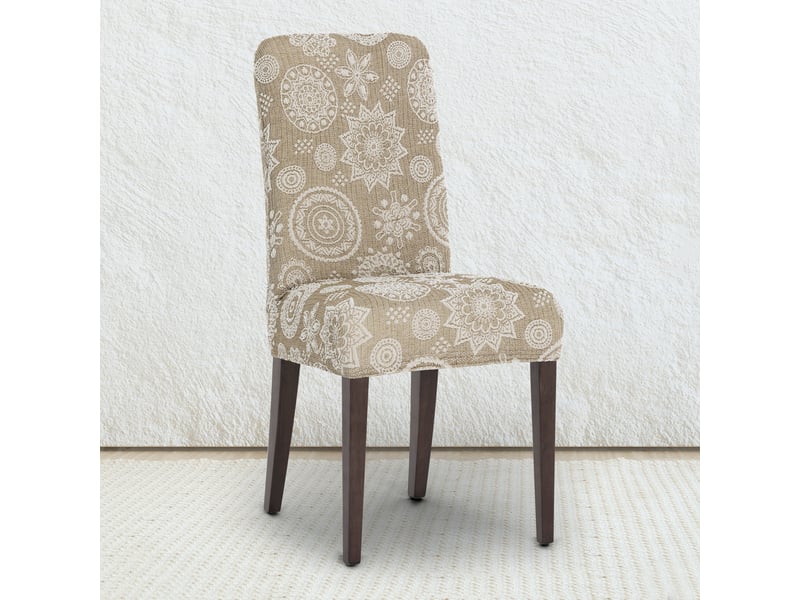 Lot de 2 housses de chaise salsa avec dossier haut de gamme (1 de chaque)  - Conforama C