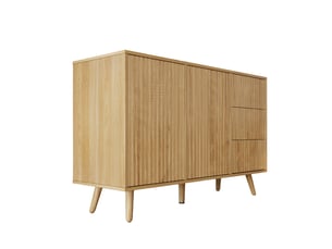 Buffet <strong>DESIGN AMEUBLEMENT</strong> <strong>Renzo L</strong> - 120 cm coloris bois clair