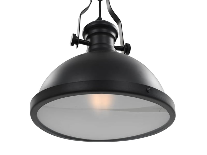  Plafonnier, lampe plafond noir rond e27  - Conforama E