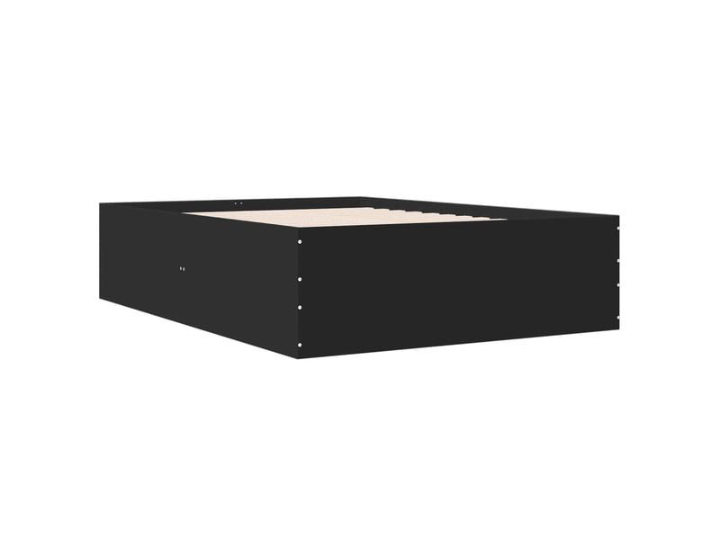  Lit double- lit adulte -  cadre de lit sans matelas noir 120x190 cm  - Conforama B