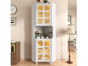 Armoire <strong>DESVIAE</strong> <strong></strong> coloris blanc largeur 63.5 cm