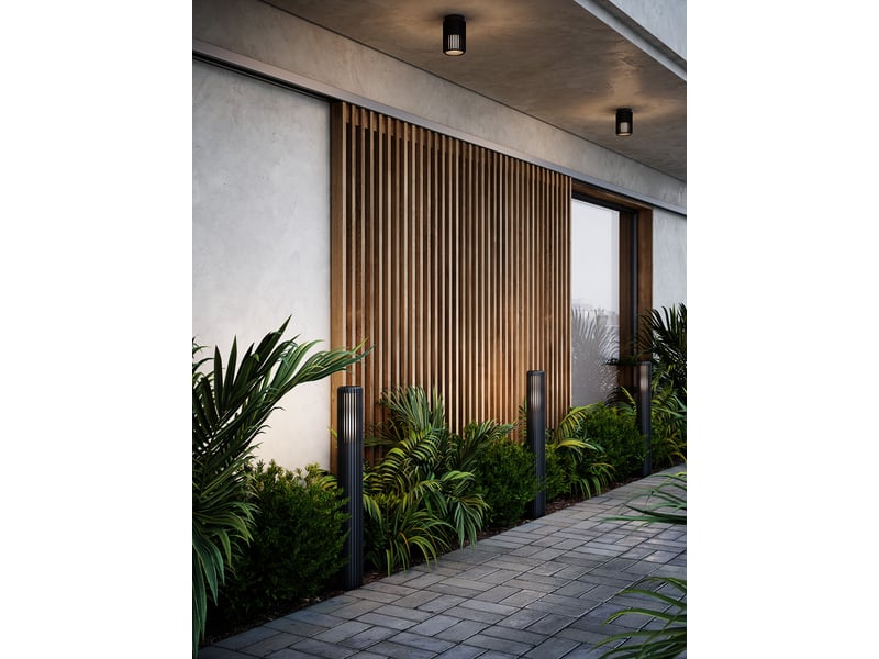  Plafonnier luminaire aludra aluminium seaside noir h. 18,8 ip54 nordlux-extérieur 2118006203 - Conforama B