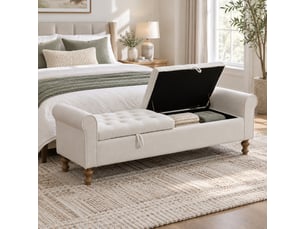 Banquette lit convertible couchage Occasionnel <strong></strong> <strong></strong> taupe