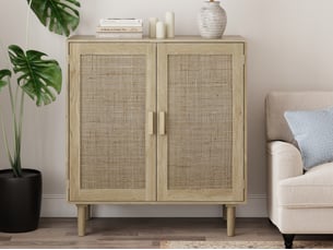Buffet 2 porte(s) 0 tiroir(s) BGSRYAO - 80 cm coloris marron