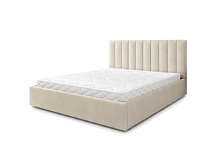 Lit coffre 160x200 cm MASSENO coloris beige