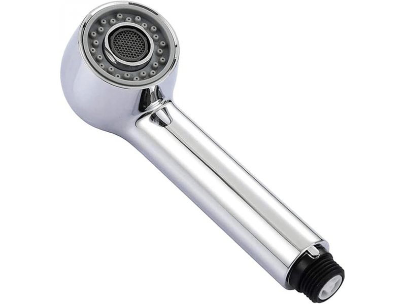  Pommeau de douche de rechange pour robinet de cuisine, 2 têtes de pulvérisation, chromé  - Conforama A