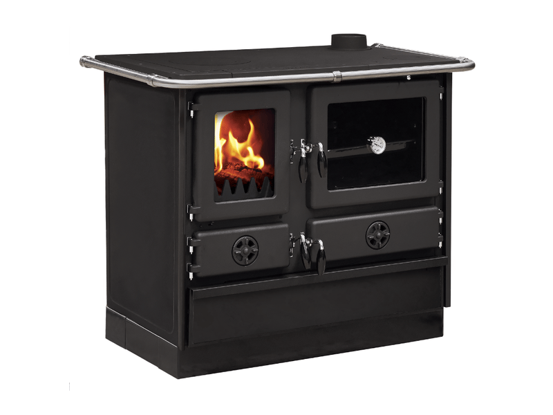 Cuisinière à bois magnum mbs en fonte – sortie des fumées côté droit - noir - Conforama A