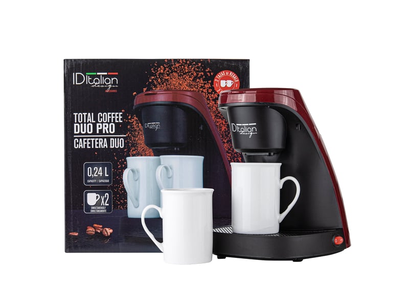  Mini Cafetière Électrique 2 Tasses Total Duo Pro (450W)  - Conforama A
