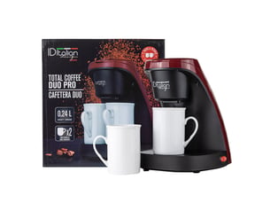 Mini Cafetière Électrique 2 Tasses Total Duo Pro (450W)