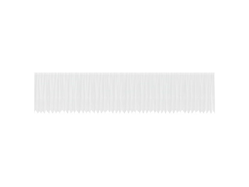  Rideau en dentelle, rideau ajouré, voilage blanc 180 x 1200 cm polyester cf43691  - Conforama A
