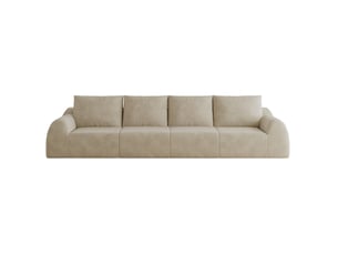 Canapé droit compressé fixe <strong>MODENVIE</strong> <strong></strong> 4 places Tissu kaki