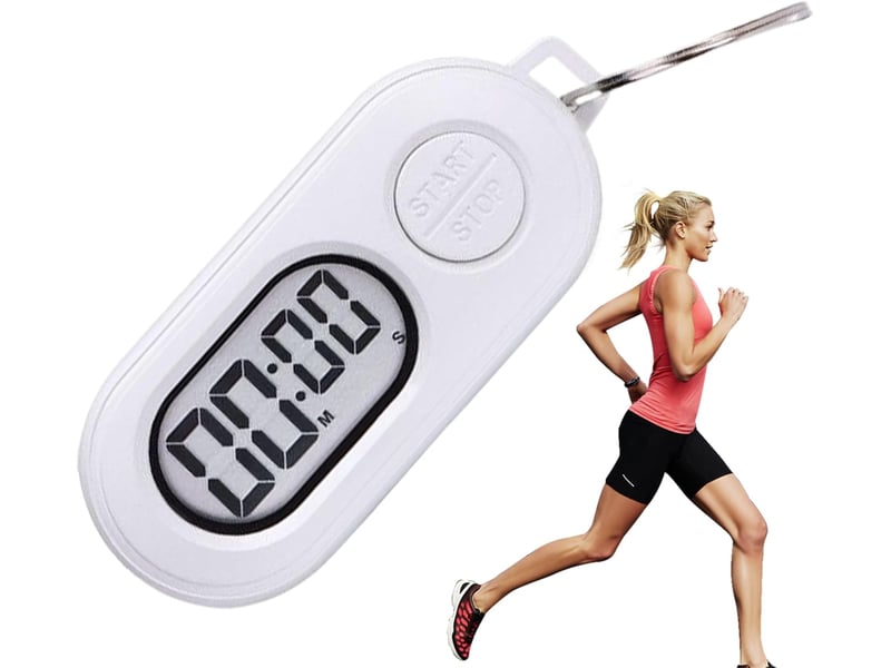  Lot de 2porte-clés avec minuterie d'arrêt portable, petit minuteur de sport, horloge numérique à écran lcd none - Conforama A