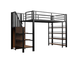 Lit mezzanine 90x200 cm SOGEU   coloris bicolore