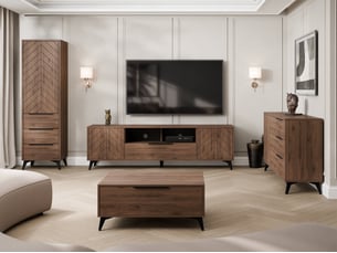 Meuble tv coloris marron 45 cm <strong></strong>  <strong></strong>