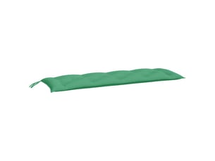 Coussin de banc de jardin, coussin d'assise vert 150x50x7 cm tissu oxford cf52855
