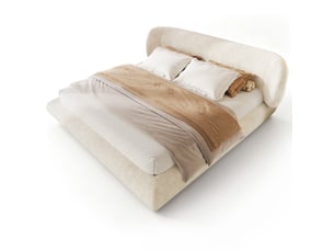 Lit 2 places 140x190/200cm <strong></strong> <strong></strong> coloris beige