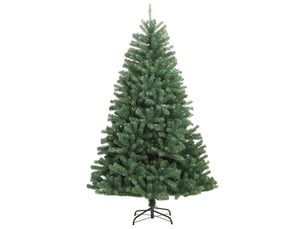 Sapin de noël - arbre de noël artificiel à charnières avec support vert 240 cm