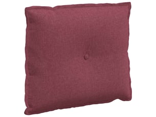 Coussin de dos, coussin de dossier bordeaux 60 x 19 x 50 cm tissu cf54601
