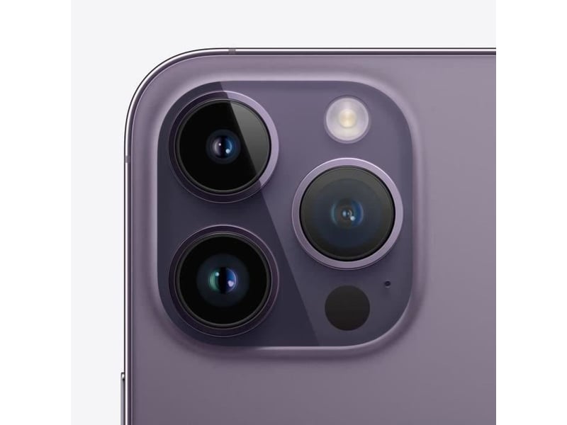  Smartphone iphone 14 pro max 128 go double sim 5g deep purple reconditionné  - Conforama C