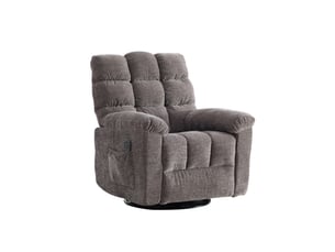 Fauteuil relax électrique RAELUNYI Cuir / Tissu noir