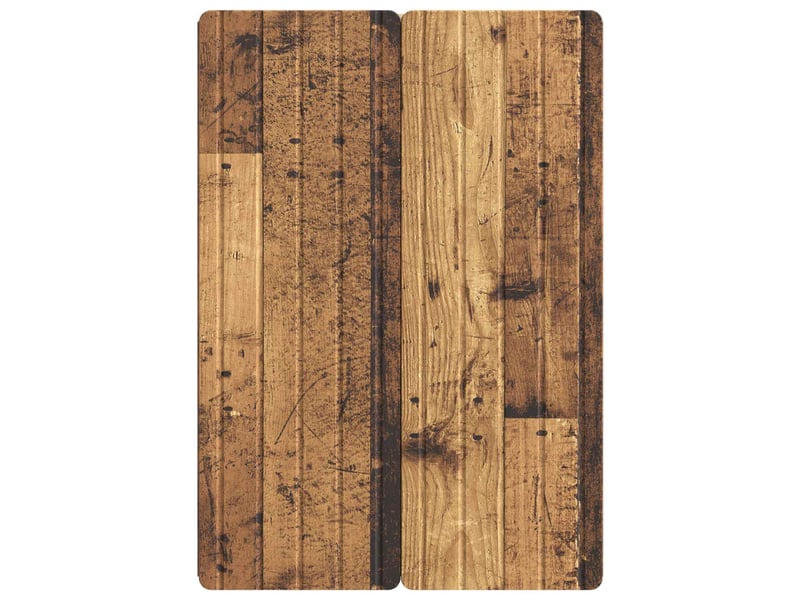  Armoire murale salon, meuble de rangement bois ancien 66 x 34,5 x 92 cm bois d'ingénierie  - Conforama D