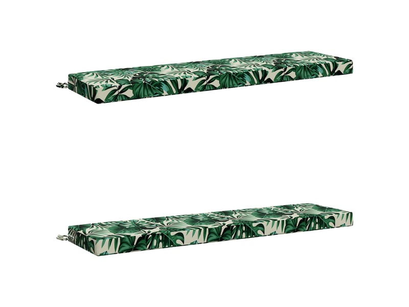  Lot de 2 coussins de banc, coussins d'assise soest 100 % polyester cf56876  - Conforama A