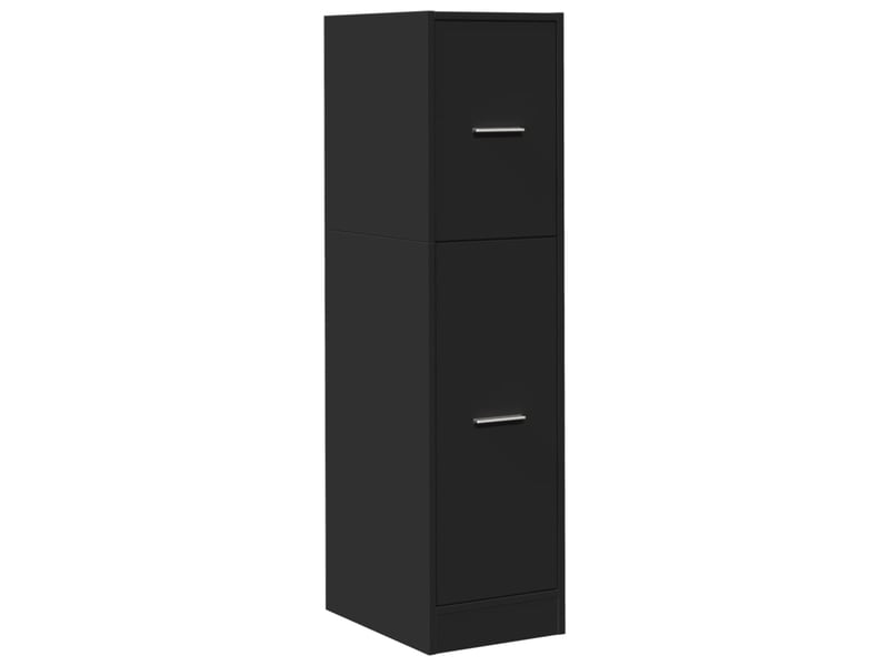  Meuble de rangement, armoire d'apothicaire noir 30x41x118 cm bois d'ingénierie  - Conforama D