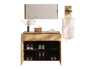 Meuble à chaussures 6 paire(s)  <strong>MODERNLUXE</strong>  <strong></strong> coloris naturel
