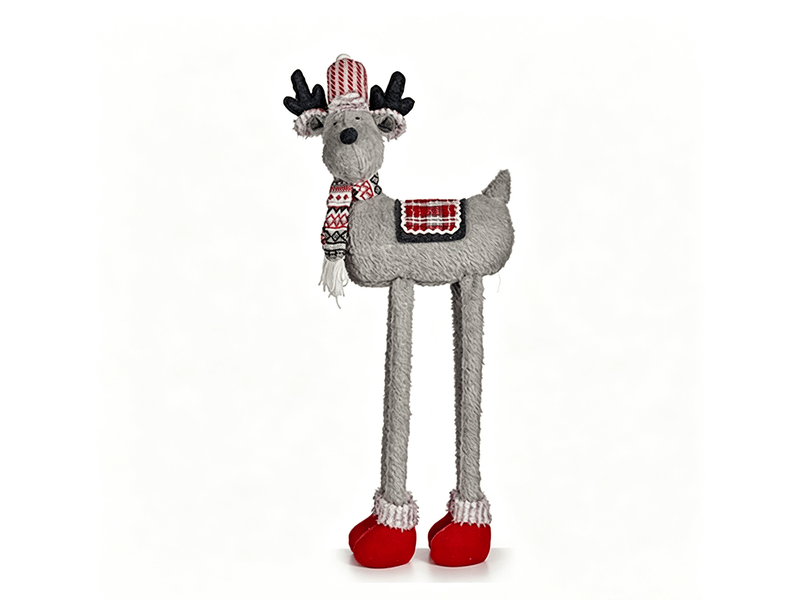  Renne de noël krist+ blanc rouge gris 1 m S3611561 - Conforama A