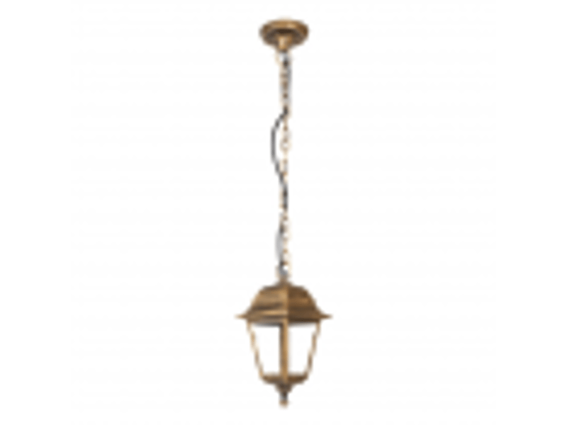  Suspension extérieure fabrilamp albahaca e27 ip44 hauteur réglable vieil or 125891016 - Conforama B