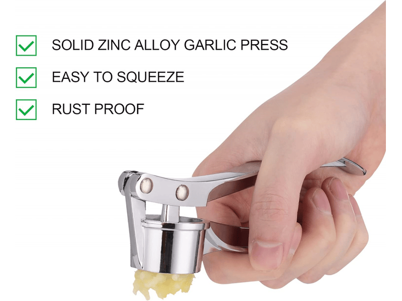  Presse-ail de cuisine professionnel, broyeur à gingembre, hachoir à ail uk, presse-ail robuste, broyeur à ail, hachoir à ail convivial, facile à netto  - Conforama B