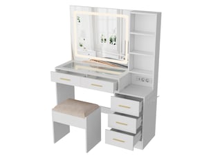 Console 3 tiroir(s)  coloris blanc  