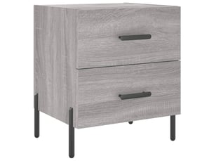 Table de chevet sonoma gris 40x35x47,5 cm bois d’ingénierie