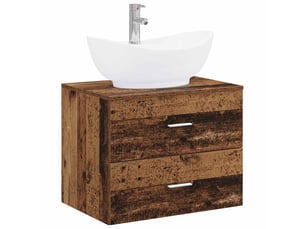 Ensemble de mobilier de salle de bain bois ancien cf64609
