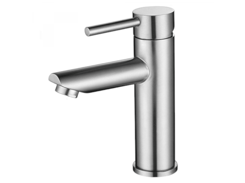  Robinet de salle de bain, acier inoxydable 304, chaud et froid, avec flexible de 60 cm  - Conforama A