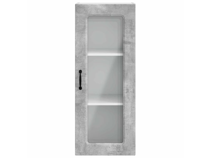  Meuble mural de cuisine | armoire de cuisine gris béton 40x31x100cm shl8967  - Conforama E