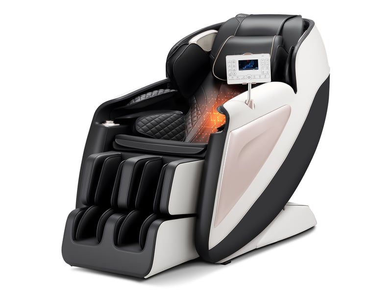  Fauteuil de massage 3d vevor bh-6208, rail sl, zéro gravité, 18 modes automatiques, 36 airbags, chauffant, bluetooth, écran lcd BH-6208 - Conforama A